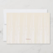 Autumn Harvest Invitation Kaart (Achterkant)