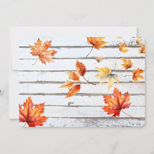 Autumn Harvest Kaart (Achterkant)