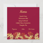 Autumn Harvest Open House Kaart (Achterkant)