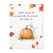 Autumn Harvest Pumpkin Briefkaart