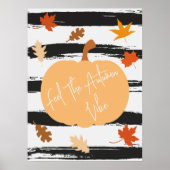 Autumn Harvest Pumpkin Herfst Vibe Poster (Voorkant)