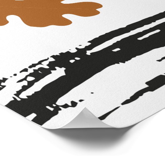 Autumn Harvest Pumpkin Herfst Vibe Poster (Hoek)