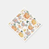 Autumn Harvest Pumpkin Pattern Thanksgiving Servet (Hoek)