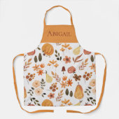 Autumn Harvest Pumpkins and Foliage Personalized Schort (Voorkant)