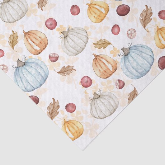 Autumn Harvest Pumpkins Tissuepapier (Detail)