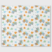 Autumn Harvest Pumpkins Wagon Pattern Cadeaupapier (Vlak)