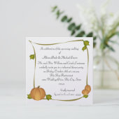 Autumn Harvest repetitie diner Kaart (Staand voorkant)