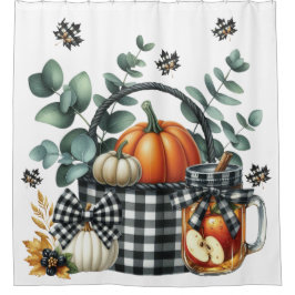 Autumn Harvest Shower Curtain Douchegordijn