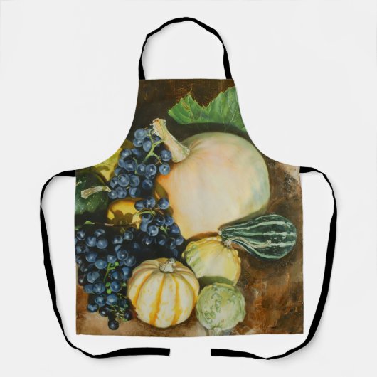 Autumn Harvest Still Life with Pumpkins, Gourds Schort (Voorkant)