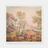 Autumn Harvest Thanksgiving servetten (Voorkant)