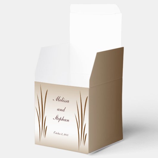 Autumn Harvest Wedding Bedankdoosjes (Geopend)