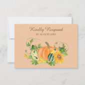 Autumn Harvest Wedding RSVP (Voorkant)