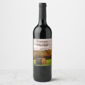 Autumn Harvest Wine Label Wijn Etiket (Voorkant)