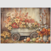 Autumn Harvest Winkelwagen Tissuepapier (Voorkant)