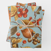 Autumn Harvest Wrapping Paper Set  (In situ)