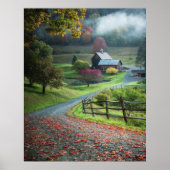 Autumn Haven Roadscape Poster (Voorkant)