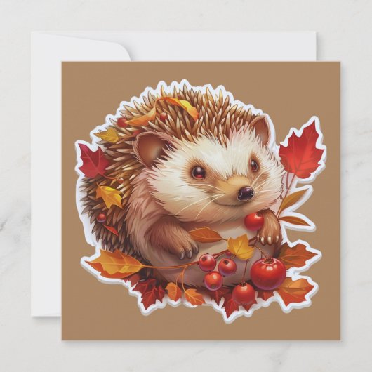 Autumn Hedgehog Adventure (Voorkant)