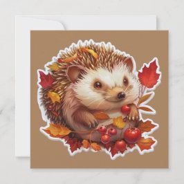 Autumn Hedgehog Adventure