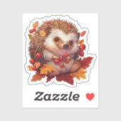 Autumn Hedgehog Adventure 2 Sticker (Vel)
