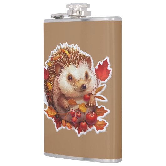 Autumn Hedgehog Adventure Heupfles (Links)
