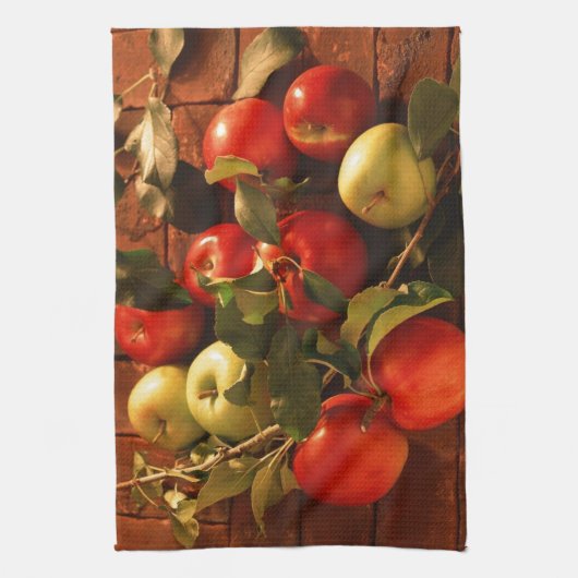 Autumn, Herfst, Apples Design Towels Theedoek (Verticaal)