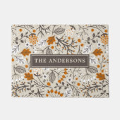 Autumn Herfst Berries verlaat filialen gepersonali Deurmat (Voorkant)