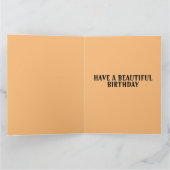 AUTUMN HERFST BIRTHDAY WENSKAART KAART (Binnen)