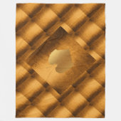 Autumn Herfst Cooper verlaat geometrisch Fleece Deken (Voorkant)