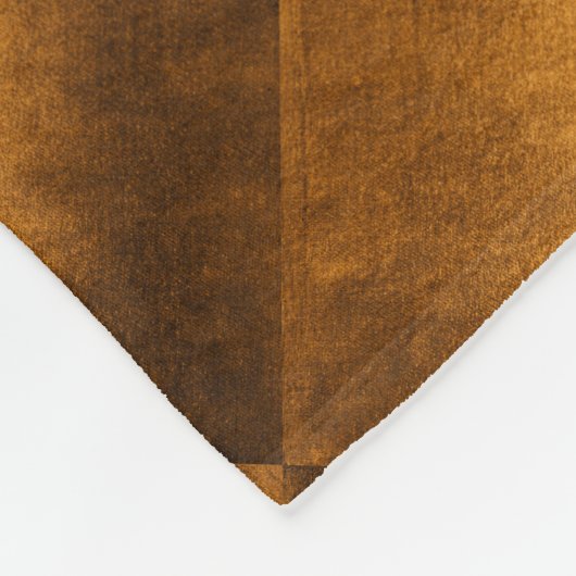 Autumn Herfst Cooper verlaat geometrisch Fleece Deken (Hoek)