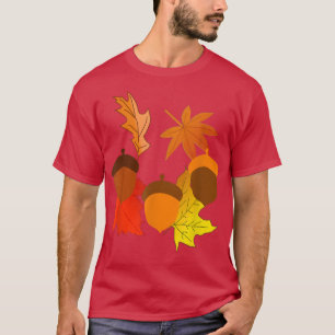 Autumn Herfst corns and Leaves T-shirt