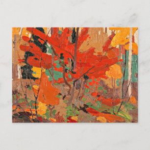 Autumn-Herfst, fijne kunst van Tom Thomson, Briefkaart