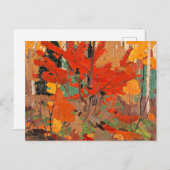 Autumn-Herfst, fijne kunst van Tom Thomson, Briefkaart (Voorkant / Achterkant)