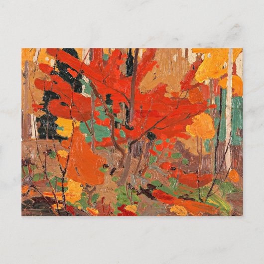 Autumn-Herfst, fijne kunst van Tom Thomson, Briefkaart (Voorkant)