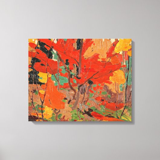 Autumn-Herfst, fijne kunst van Tom Thomson Canvas Afdruk (Voorkant)