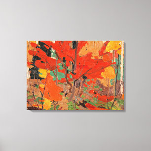 Autumn-Herfst, fijne kunst van Tom Thomson Canvas Afdruk