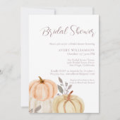 Autumn Herfst Foliage Pumpkin Vrijgezellenfeest Kaart (Voorkant)