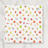 Autumn Herfst Harvest Baby shower Dank u Bedankjes Labels (Achterkant)