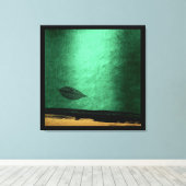 Autumn Herfst Impressions Gold Black Painting Canvas Afdruk (Insitu (Houten vloer))