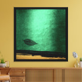 Autumn Herfst Impressions Gold Black Painting Canvas Afdruk (Insitu (Woonkamer))