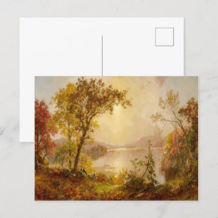 Autumn Herfst Landscape Painting Printing Briefkaart