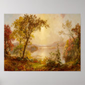 Autumn Herfst Landscape Painting Printing Poster (Voorkant)