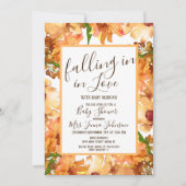 Autumn Herfst Love Greenery Baby shower Rustic Kaart (Voorkant)