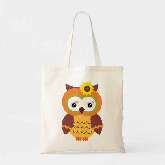 Autumn Herfst Owl Tote Bag (Voorkant)