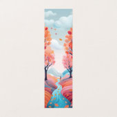 Autumn Herfst River Bladwijzer Gevouwen Visitekaar Visitekaartje (Buitenkant ongevouwen)