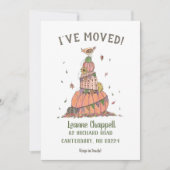 Autumn Herfst-thema Moving New Address Aankondiging (Voorkant)