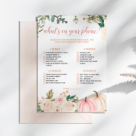 Autumn Herfst Wat is er op uw telefoon spel Kaart