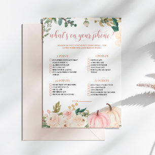 Autumn Herfst Wat is er op uw telefoon spel Kaart