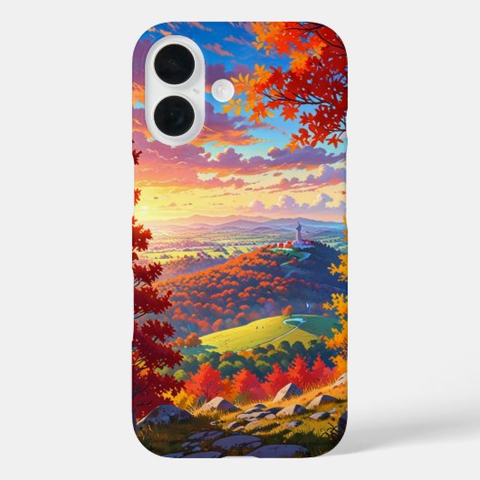 Autumn Hilltop Uitzicht Case-Mate iPhone Case (Achterkant)