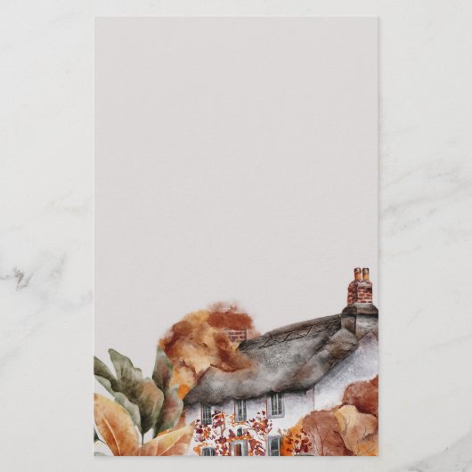 Autumn House Stationery Briefpapier (Voorkant)