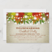 Autumn Housewarming Cocktail Party Kaart (Voorkant)